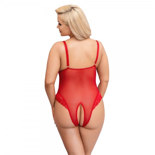 Cottelli Curves Crotchless Body Red (Cottelli Collection) by www.whimzieme.com