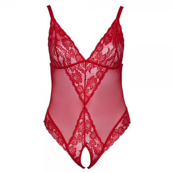 Cottelli Curves Crotchless Body Red (Cottelli Collection) by www.whimzieme.com